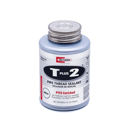 Rectorseal 23631 T Plus 4 Oz. White Pipe Thread Sealant with PTFE 464287